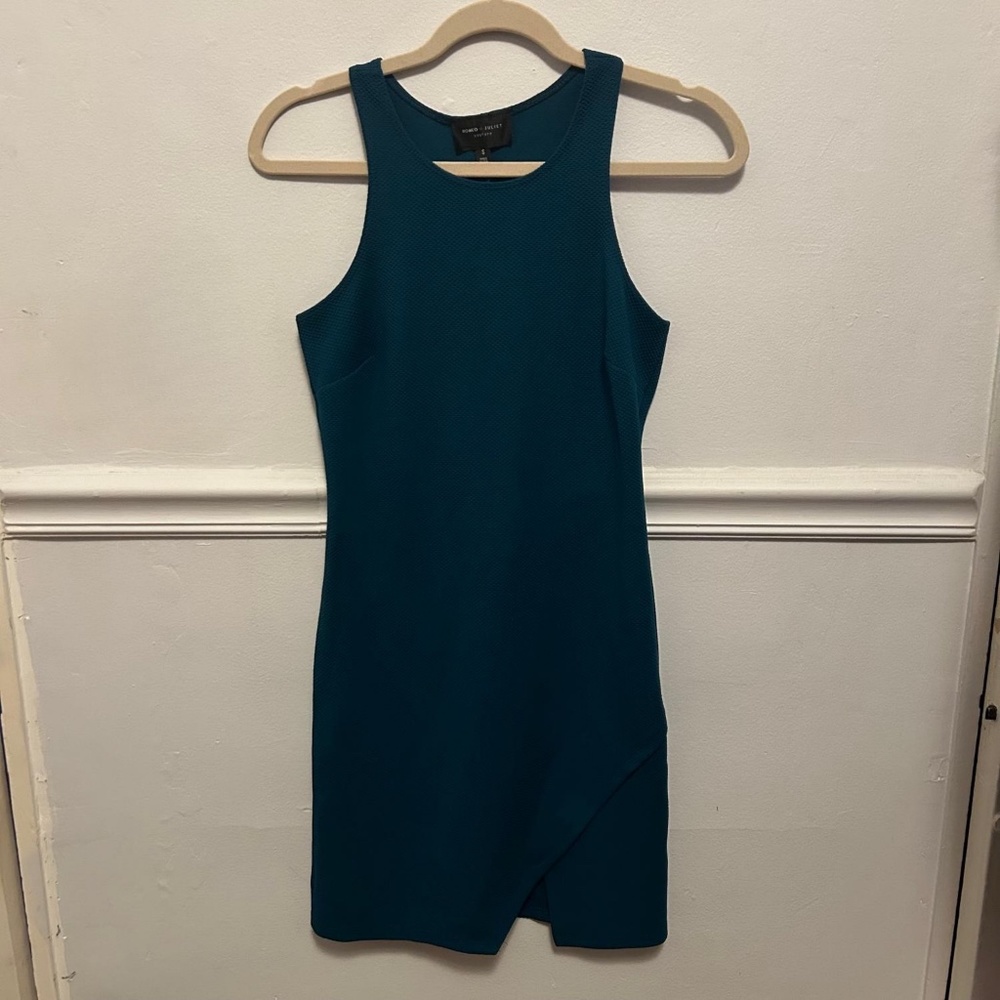 Romeo + Juliet Couture Teal Bodycon Dress - Size S